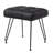 Smelser 17" H Faux Leather Upholstered Vanity Stool with Metal Legs-38912589