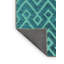 Tapis bleu sarcelle tissé à la machine-1257458401