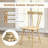 Cedrina 17.5'' H Solid Wood Side Chair