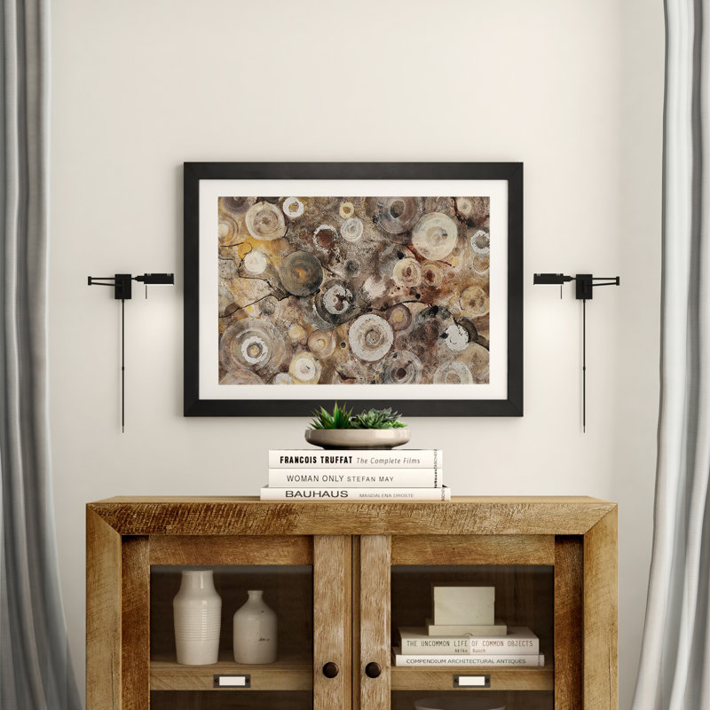 « agate », impression, Papier encadré noir, H 16 po x l 24 po x P 1 po