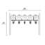 Balmoral Quint Mount Mailbox /w/ Ball Finials, Personalized Door Medallion, Newspaper Box (5 Mailboxes, Posts, 5 Newspaper Boxes, 5 Medallions)-517495389-517827708