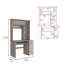 Ensemble de bureau, bibliothèque et bureau 10 pièces 4 portes et 2 pièces