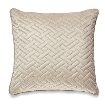 Laser Embossed Chevron Pattern With Polyester Insert Pillow