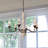Tolar 6 - Light Iron Dimmable Empire Chandelier
