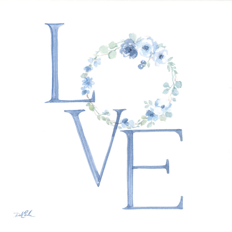 " Love ", 30" H x 30" W x 1.25" D