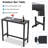Counter Height 36.97'' Iron Bar Table-166947702-149996578
