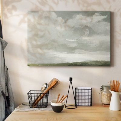 Toile tendue grise avec ciel gris III