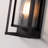 Polikron Classic Outdoor Wall Sconce 1 Light with Dusk to Dawn in Matte Black Rectangular-957323259