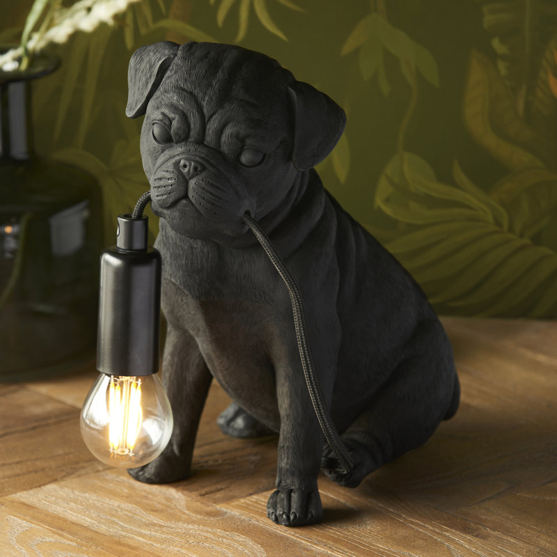 Cason Resin Novelty Lamp, Black