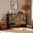 Artistic Flow – Abstract Black Cabinet