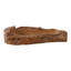 Bol décoratif en bois sculpté à la main - Bol décoratif moderne parfait pour la table basse - Complète le style de la table et de la décoration intérieure - Brun