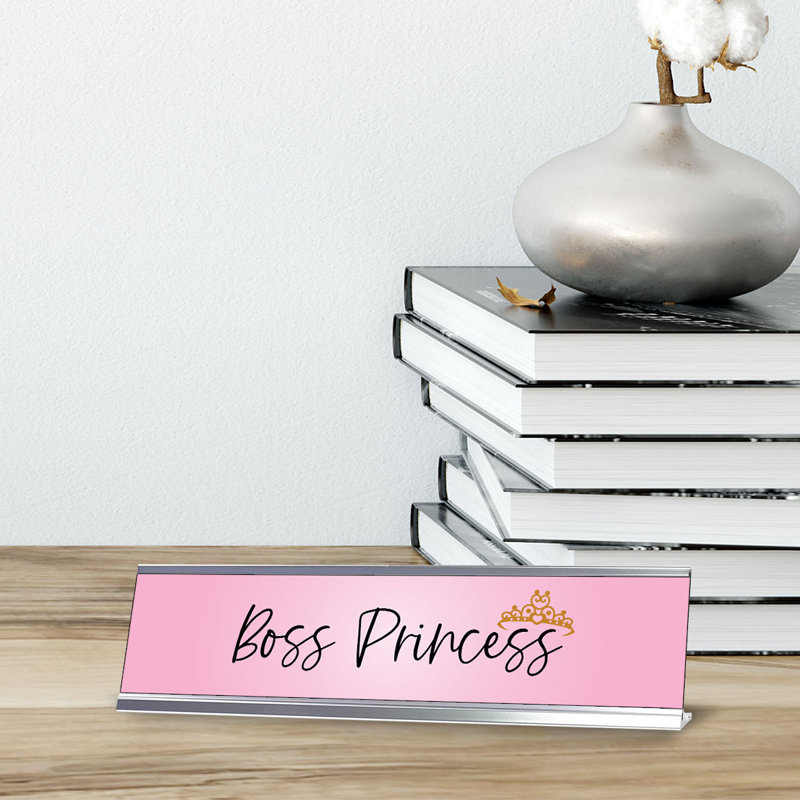Enseigne de bureau Boss Princess