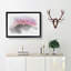 Mountain Mirror in Abstract - Picture Frame Drawing Print-55726237-55726235