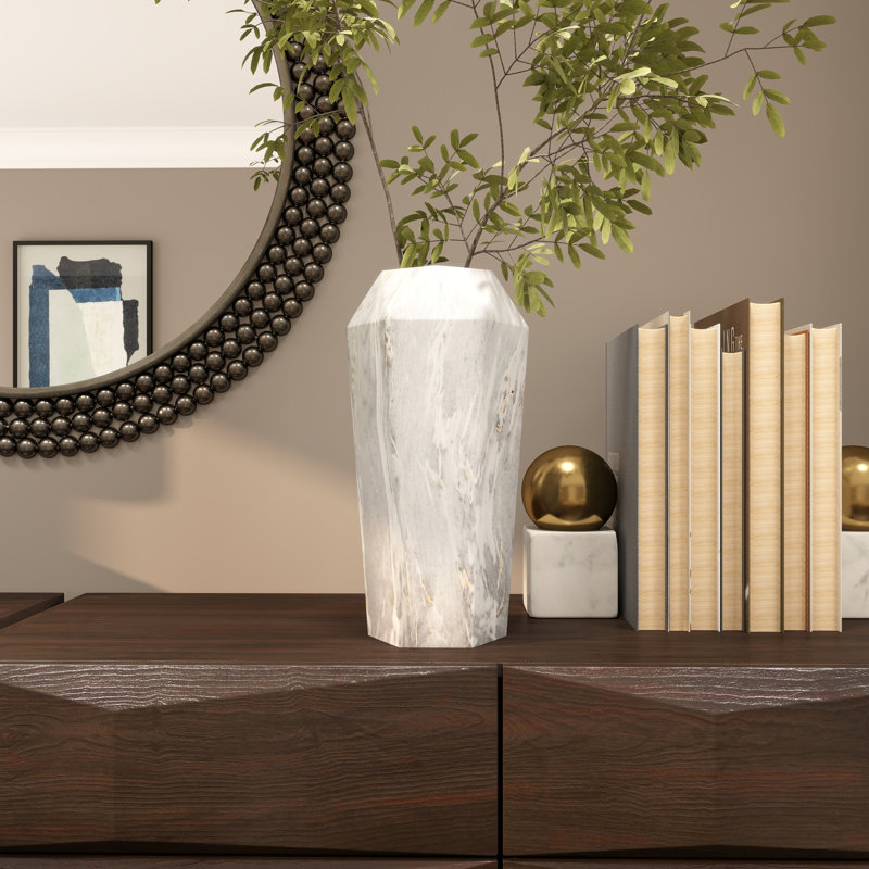 Vase en céramique, Gris