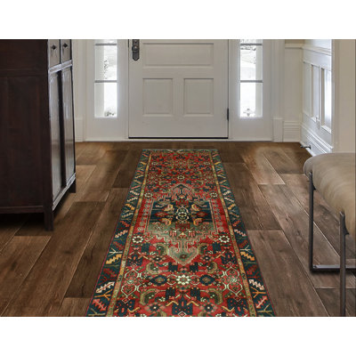 Khylar Distressed Bradwell Burgundy Runner