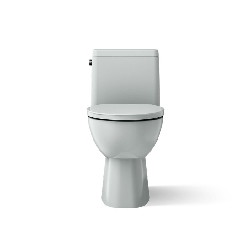 Toilette allongée écoénergétique Reach ™ 1,28 GPF, Gris glacé