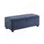Banc bouclé contemporain avec cadre en contreplaqué durable avec rangement interne-1975751892