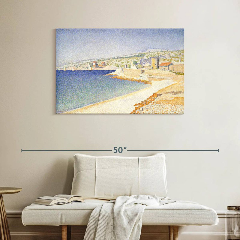 Gillard The Jetty At Cassis Opus 198, H 26 po x l 39 po