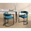 Jesean 19.75'' H Upholstered Metal Armchair-638250679-622198802