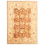Tapis brun/beige en laine noué à la main Gowen