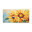 Tournesol, peinture acrylique sur toile, art contemporain