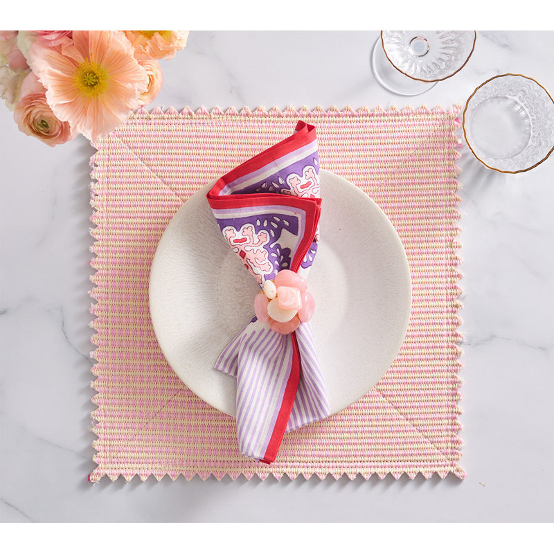 Duet Placemat, Pink/Blush