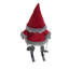 Figurine sur des skis