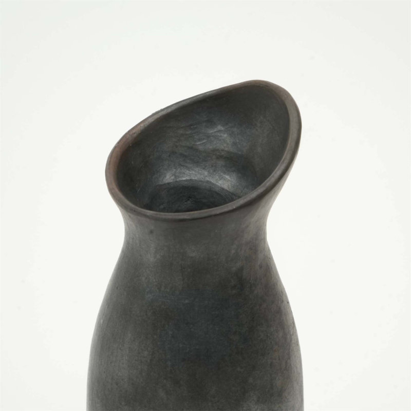 Vase noir Longpi Pottery