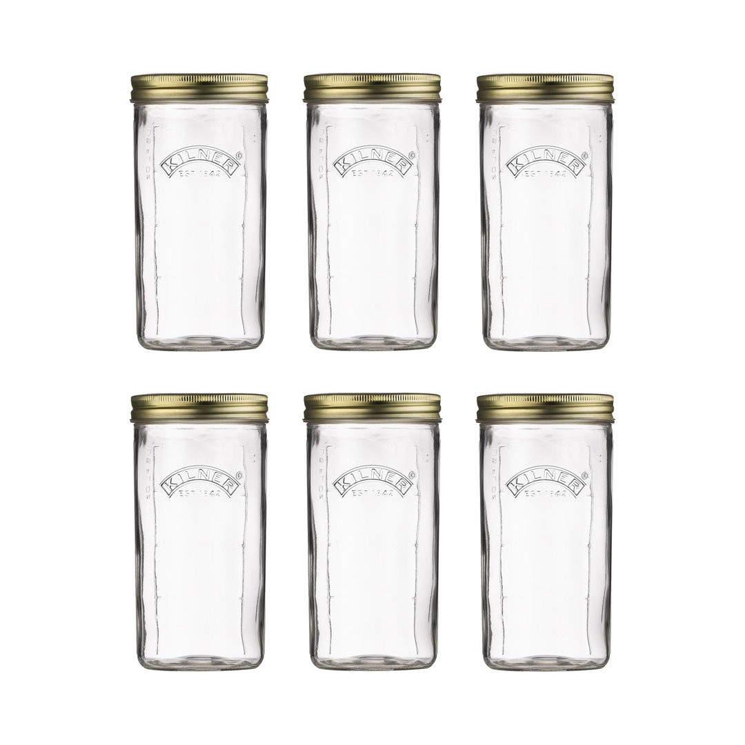 Glass Canning Jar - Set of 6 (Set of 6) Kilner