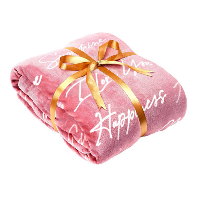 Forever Love Premium Throw Blanket - Perfect Gift for Women, Men, Girlfriend, Boyfriend, Husband, Wife - 50x65 Inches