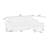 L-Shaped Sectional Sofa 2pc Square Arms Plastic Legs right Arm Chaise Left Arm Sofa-936074946