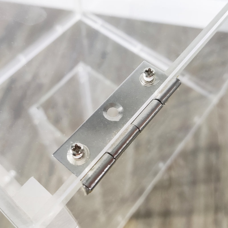 Fixturedisplays® Clear Plexiglass Large Floor Standing Tithing Box Offering Box Ballot Box Church Donation Box 14301