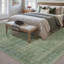 Tapis Amber lavable en machine à motif floral vintage avec envers antidérapant-1412739881