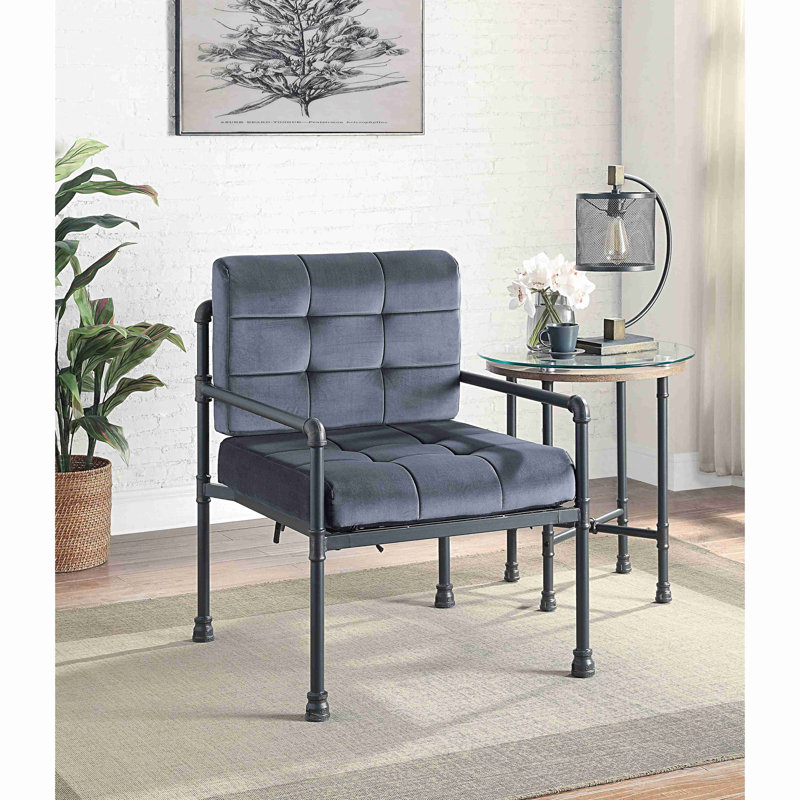 Fauteuil d'appoint en velours