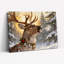 «Winter Deer Forest», art mural sur toile-1001591619