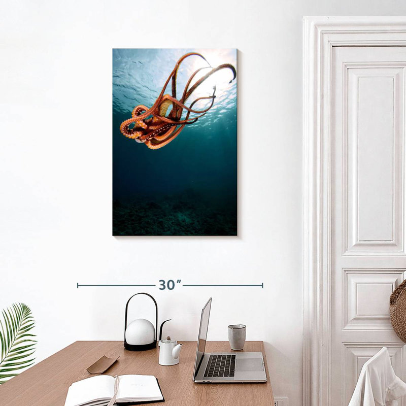 Brampt Diving Octopus, 30" H x 20" W