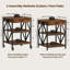 Chariot pour imprimante 23,6 po x 23,6 po x 31,7 po avec tiroir de rangement