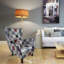 Giacob Velvet Wingback Chair