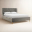 Lit plateforme tapissier en velours-41196440-131275575