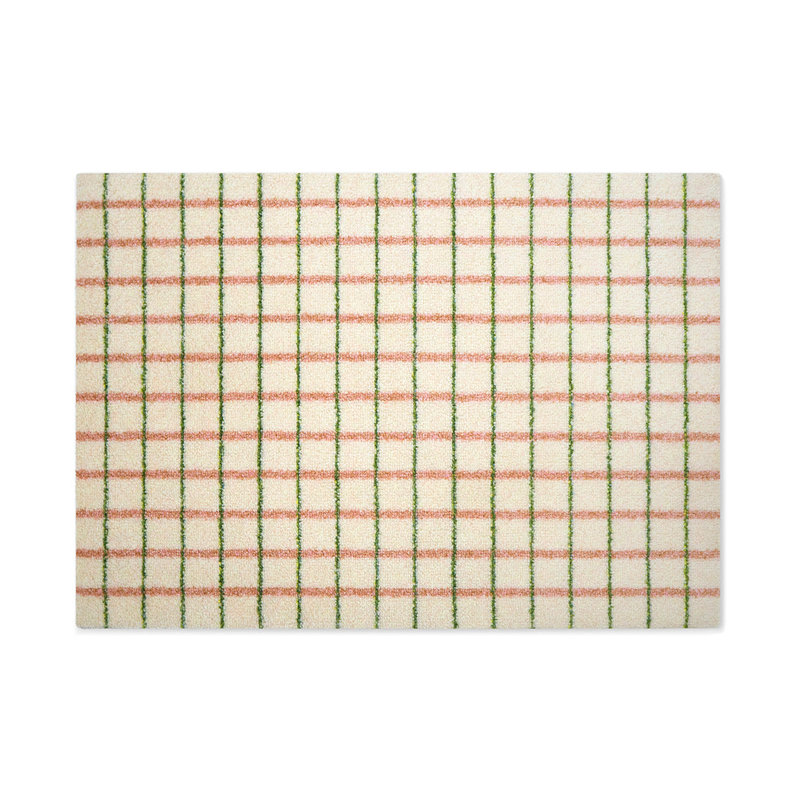 Grid Lime Candycane, 24" W x 34" L