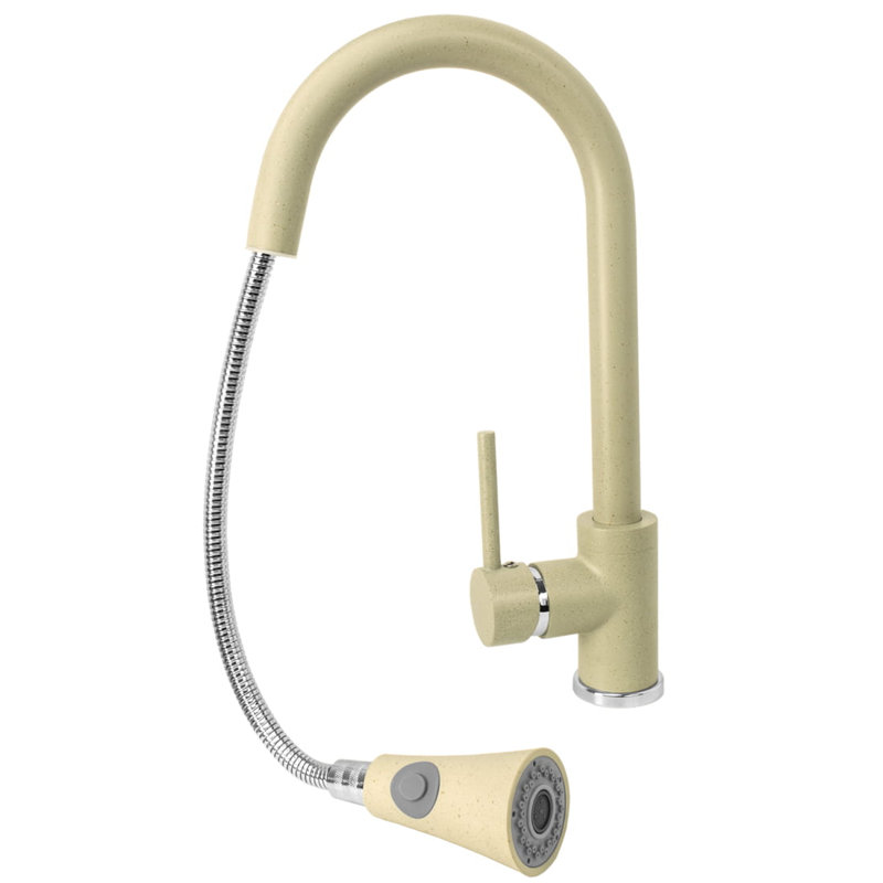 Belfry Kitchen Stanhope Kitchen Faucet Side Spray, Beige