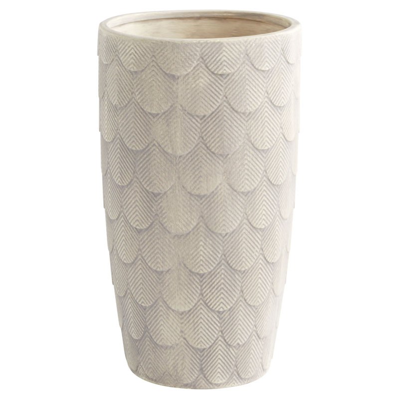 Nereus Handmade Ceramic Pot Planter, 14.5" H x 9" W x 9" D