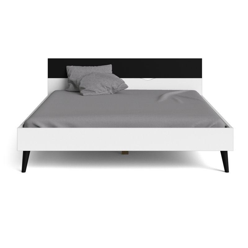 Myrasol Bed, White/Black, Super King (6')