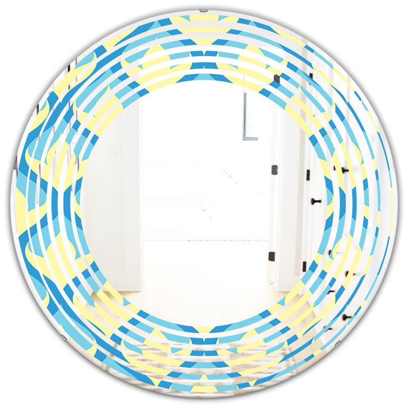 Miroir mural sans cadre Wave, H 31,5 po x l po