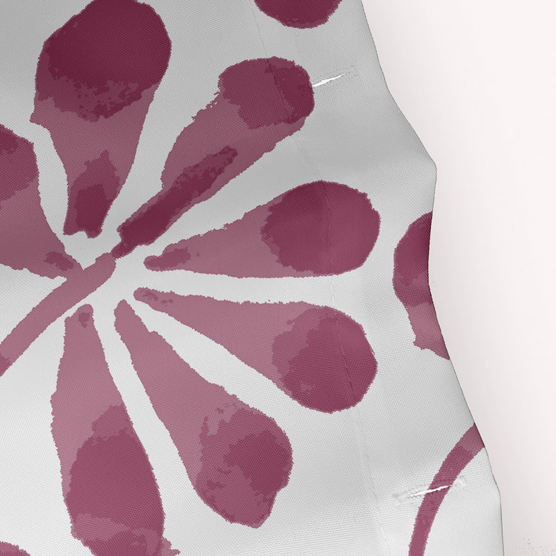 Rideau de douche simple Miki, Mauve