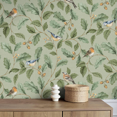 Oakleigh Trail Luxury Textured Wallpaper
