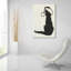 «Holiday Kitty» par Tis the Season, art mural en verre The Holiday Aisle®-1707316772