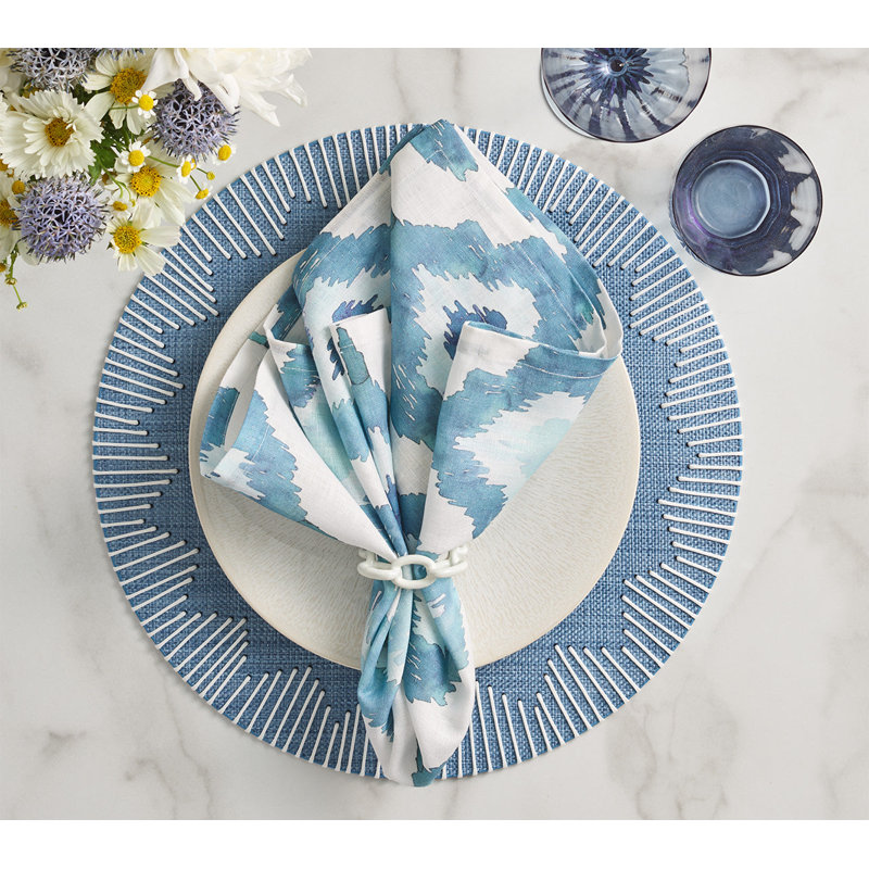 Dreamweaver Placemat, Blue/White