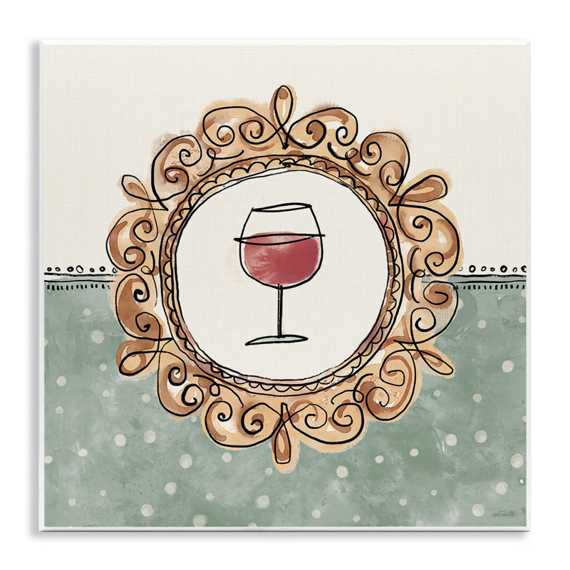 "Vin avec bordure classique", art par Anne Tavoletti
