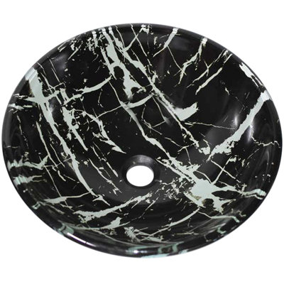 Novatto 16.5'' Glass Circular Bathroom Sink